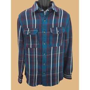 Southern Tide Mens Plaid Flannel Shirt Jacket Small